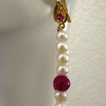 Indian/Pakistani Hyderabadi Jadau Sahara Jhumki Earrings Wedding Bridal Photo 4