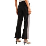 Rosie Assoulin Scrunchy Trouser Plaid Wool Maroon Pants Size 6 Blue Photo 1