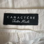 Caractère Tailor Made Trouser Women’s White Linen Blend Dress Pants Size US 4 Photo 4