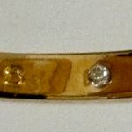 Michael Kors Gold-Tone Encircled Logo Open Ring Size 8 Photo 8