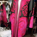 Maxsport BLACK/RED/FUSCHIA overall jacket sweater cardigan Red Size L Photo 0