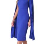 Metamorphosis Girl Women's Dress Size Large Blue Formal Wedding Cocktail Party Photo 2