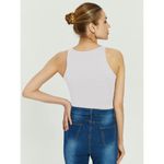 ✨REORIA Women’s Blush Sleeveless Racer Back Halter Neck Sz XL Bodysuit✨ Pink Photo 2