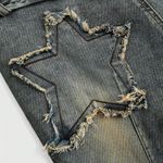 Romwe Fringe star jeans - new with tags. Photo 2