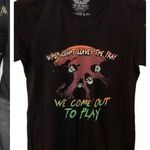 We the People | Black Short Sleeve Graphic American Made Size Small Halloween Photo 1