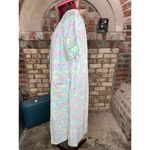 Frolicking dress Vintage floral housecoat pastel pink blue yellow Size L Photo 8