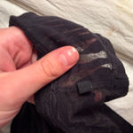 Lululemon  black swirl design crop tank Photo 3