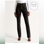 Abercrombie & Fitch NWT Abercrombie Ultra High Rise 90s Slim Straight Jean - Color Black, 27 Photo 3