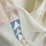 Mirth Paros one shoulder tiered midi dress in Grecian Jamdani. Hand made. M Blue Size M Photo 3