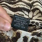 Animal‎ Print Kimono Cover Up Zebra Leopard Sheer Snake Print Duster Boho Brown Size undefined Photo 3