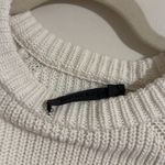 Jenni Kayne  cotton fisherman Cream Knit Sweater STAINING size Xs Photo 5