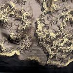 T Tahari Tahari Dress Women's 4 Brown Gold Metallic Sheath Cocktail Glam Holiday Party Photo 5