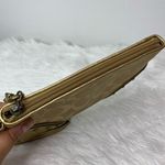 Coach y2k Gold Stud Signature Wristlet Photo 3
