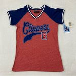 5th & Ocean NBA 4 Her  Los Angeles LA Clippers Red Basketball Shirt Womens 10/12 Photo 0