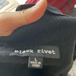 Black Rivet Black Classic Cardigan Silk Blend Photo 4