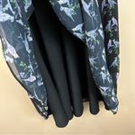 Ted Baker Hilania Love Birds Ruffle Chiffon Cold Shoulder Long Sleeve Dress 0 Photo 6