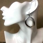 SIMON SEBBAG Sterling Silver Electroplated Drop Hoop Earrings Vintage Photo 10