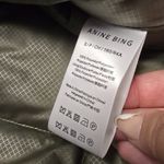 ANINE BING Womens Andy Quilted Bomber Jacket Military Green Sz S Photo 7