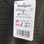 Desigual Women's TS SANDRA Black V-Neck Blouse T-Shirt Top Photo 4