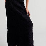 Free People Endless Summer Double the Fun Black Maxi Long Skirt Size S Photo 0