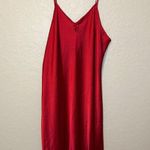Intimate Affair Red Satin Robe Set Nightgown Sleepwear Lingerie Medium M Photo 5