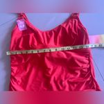 Maidenform  red Tankini Swim Top Size 38C summer pool cruise Photo 12