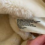 st. john's bay Vintage 90s St. John’s Bay Suede Leather Faux Fur Trim Hooded Jacket Coat Photo 5