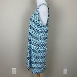 LULU B Dress Womens XL Blue Geometric Sleeveless UPF 50 Strappy Travel Resort Photo 7