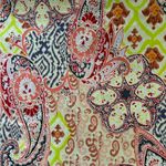 Victoria's Secret Victoria’s Secret Heavenly 3PC Fold Over Paisley Bikini Tankini M Halter Style Photo 12