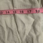 Roz & Ali  Women 3/4 Sleeve Open Front Jacket Cream Size L Military Style Jacket Photo 7