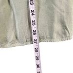 Blue Blush  Y2K Babydoll Top Women L Light Green Knot Front Crisscross Strap Soft Photo 7