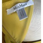 Max Mara Yellow Faux Knee Length Wrap Dress Size 12 Photo 7