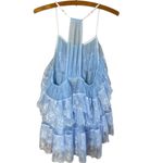 Free People  Women’s Sz Medium Intimately - Party Please Tunic NWOT Blue Lace Photo 5