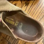 Birkenstock  Brown Khaki Suede Slip-On Sandals Photo 2