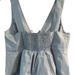 Self Esteem  Sleeveless Tie Front Peplum Tank Top. Size L Photo 1