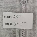 Three Dots Gray Pullover Sweatshirt Small Gray Sweatshirt Quarter-zip Pullover Photo 8