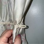 Vintage Val Mode Large Satin Cream Postal Floral Tank Top Tunic Elastic Waist CP Photo 6