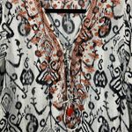 ZARA  Semi Sheer Embroidered Midi Dress Kaftan Size Small Photo 5