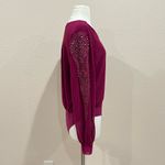 Ember Wrap Body Suit in Wine Size Medium Purple Photo 6