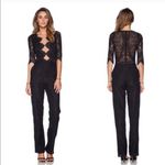 For Love & Lemons Noir Black Lace Jumpsuit Size XS Photo 1