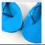 Brighton  Casidy Blue Leather Braided Thong Made in Italy Size US 10‎ Resort Photo 7