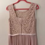 David's Bridal David’s Bridal Bridesmaid Gown Homecoming Prom Dress Size 10 Pink Formal Photo 4