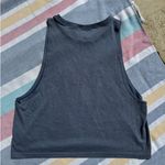NWT, Offline by Aerie, "Like & Subscribe" Graphic Muscle Tank Top Size S Blue Photo 1