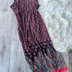 Xhilaration Pink and Black Patterned Maxi Dress Photo 1