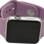 Apple Women's Silicone Solid Color  Watch Strap in Lavender NWT MSRP $20 Photo 1