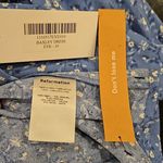 Reformation 💕💕 Baxley Dress ~ Sweetheart Neckline Eve Blue Floral Print 10 NWT Photo 14