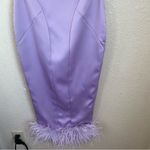 House Of CB HOUSE‎ OF CB 'Helena' Orchid purple lavender Satin Midi Dress /Size XS NWOT Photo 10