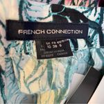 French Connection Pink Blue Sea Fern Dip Dye Cotton Midi Flare Pleat Skirt 6 New Photo 9