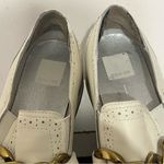 Dolce Vita White Platform Loafers Size 9 Gold Chain Women's Shoes Photo 3
