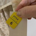 Alex Evenings NWT beige lace slip cocktail dress & sheer jacket Photo 9